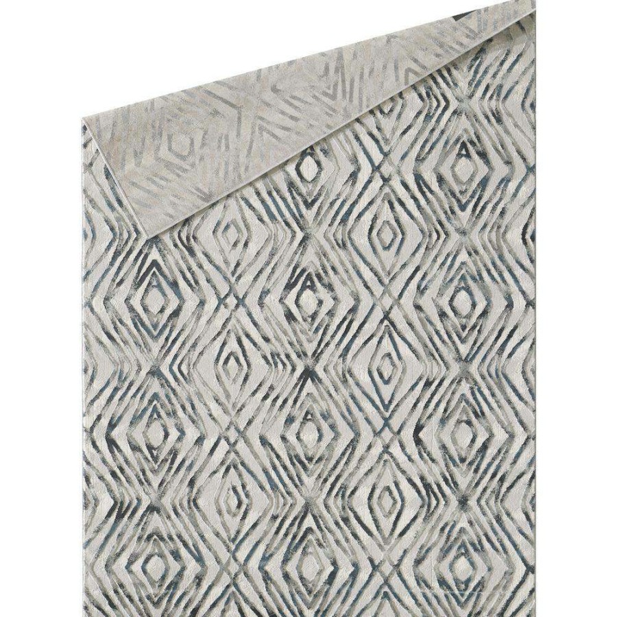 Rugs * | Vista Grey 5.3 Ft. X 7.6 Ft. Abstract Polyester Area Rug By Abani