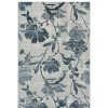 Rugs * | Nova Blue 7.9 Ft. X 10.2 Ft. Floral Polyester Area Rug By Abani