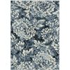 Rugs * | Cruz Blue 5.3 Ft. X 7.6 Ft. Floral Polypropylene Area Rug By Abani