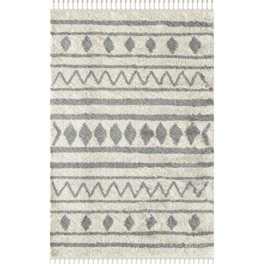 Rugs * | Willow Ivory 7 Ft. 9 In. X 10 Ft. 2 In. Moroccan Polypropylene Area Rug By Abani