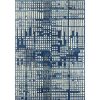 Rugs * | Casa Blue 4 Ft. X 6 Ft. Geometric Polypropylene Area Rug By Abani