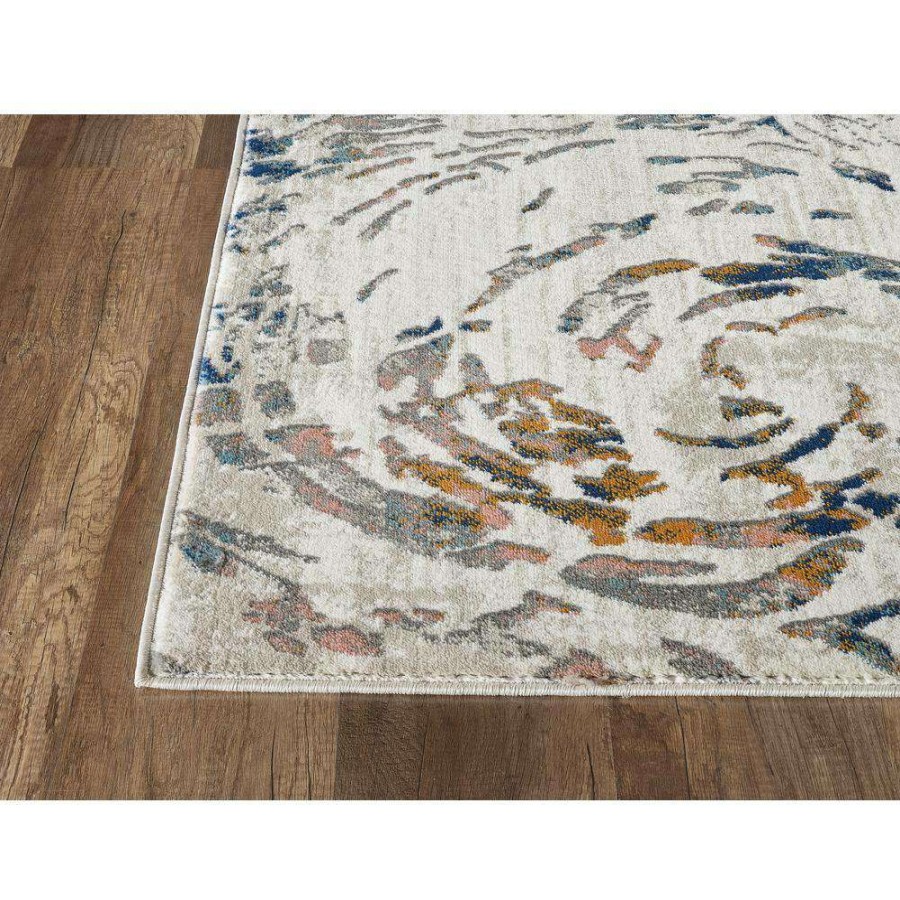 Rugs * | Porto Beige 4 Ft. X 6 Ft. Abstract Polypropylene Area Rug By Abani