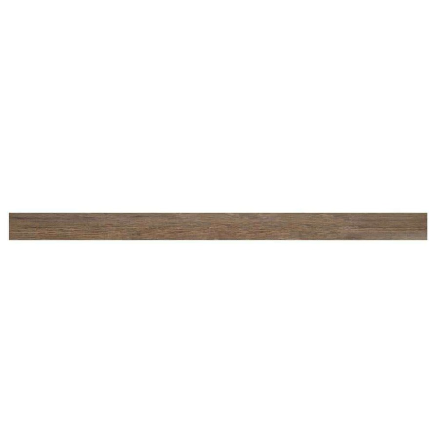 Vinyl Flooring * | Devon Oak 0.75 In. T X 2.33 In. W X 94 In. L Luxury Vinyl Overlapping Stair Nose Molding By A&A Surfaces