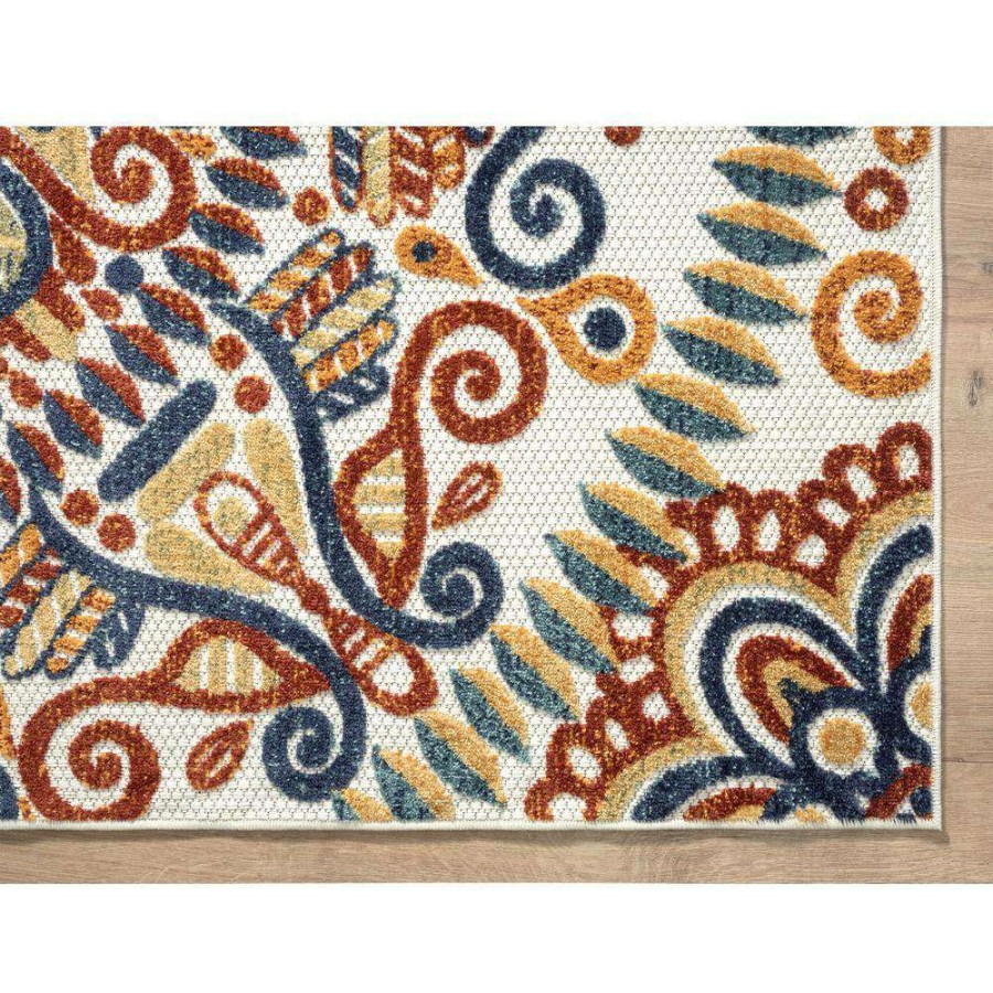 Rugs * | Hampton Beige 6 Ft. X 9 Ft. Abstract Polypropylene Area Rug By Abani