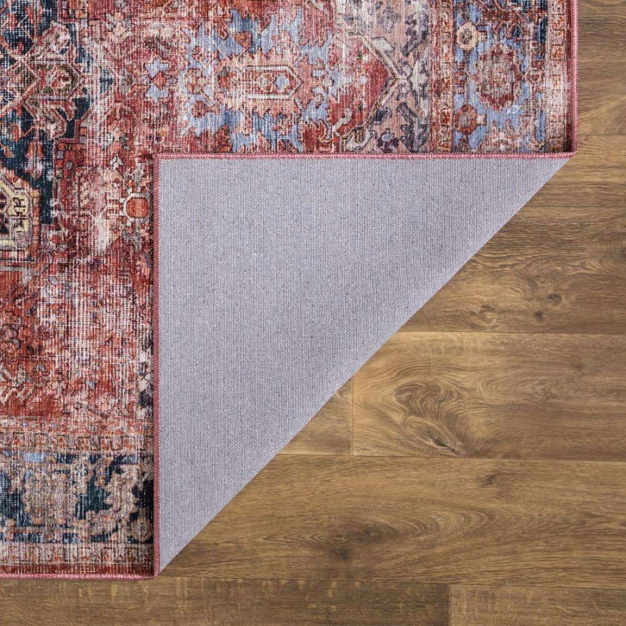 Rugs * | Abani Rugs Lola Lol110A Vintage Terracotta 7 Ft. 9 In. X 10 Ft. 2 In. Medallion Area Rug