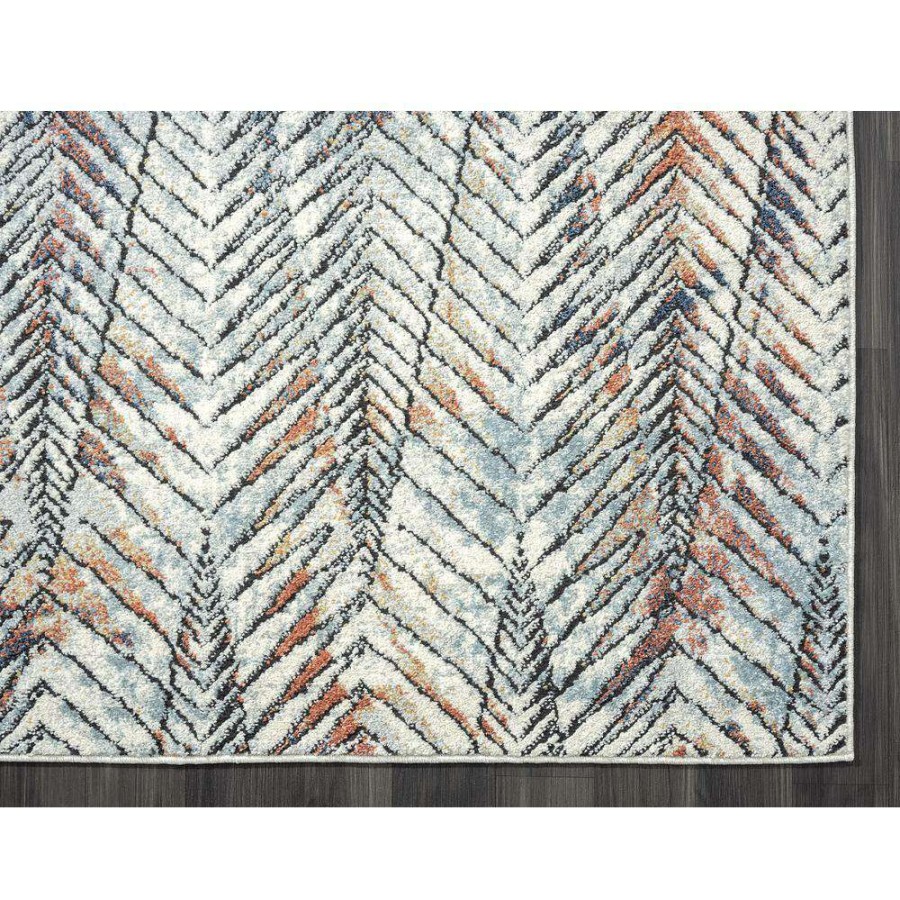 Rugs * | Venus Grey 4 Ft. X 6 Ft. Abstract Polypropylene Area Rug By Abani