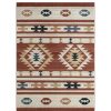 Rugs * | Sedona Red 5 Ft. 3 Ft. X 7 Ft. 6 In. Oriental Polypropylene Area Rug By Abani