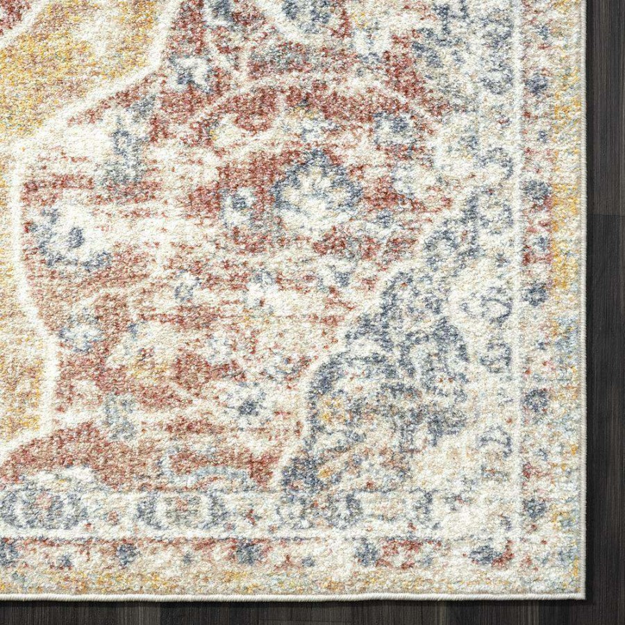 Rugs * | Milas Beige 6 Ft. X 9 Ft. Oriental Polypropylene Area Rug By Abani