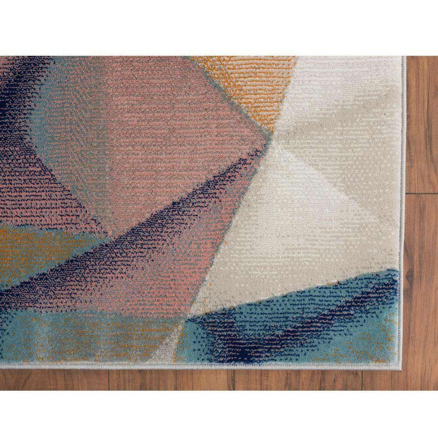 Rugs * | Arto Multi 5 Ft. 3 In. X 7 Ft. 6 In. Abstract Polypropylene Area Rug By Abani