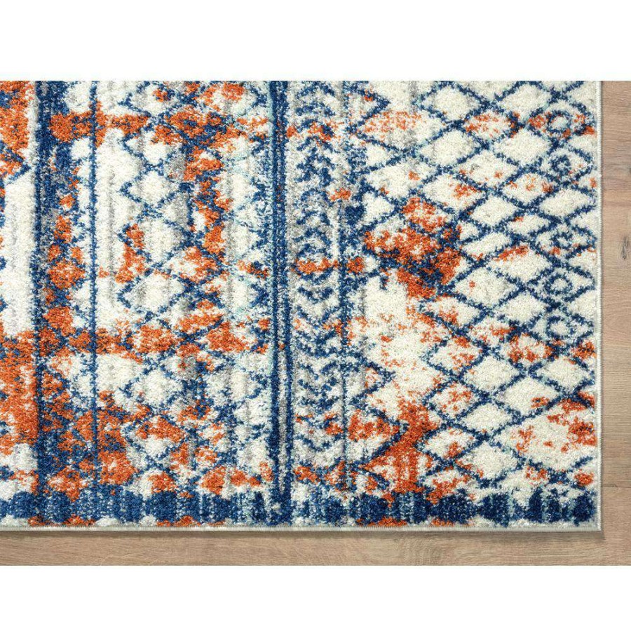 Rugs * | Casa Multi 6 Ft. X 9 Ft. Distressed Polypropylene Area Rug By Abani