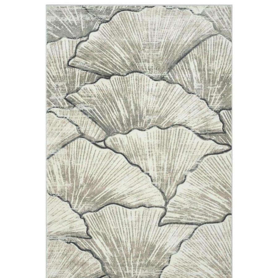 Rugs * | Porto Beige 3 Ft. X 5 Ft. Abstract Polypropylene Area Rug By Abani