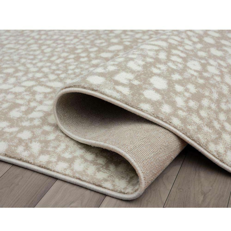 Rugs * | Arto Cream 6 Ft. X 9 Ft. Abstract Polypropylene Area Rug By Abani