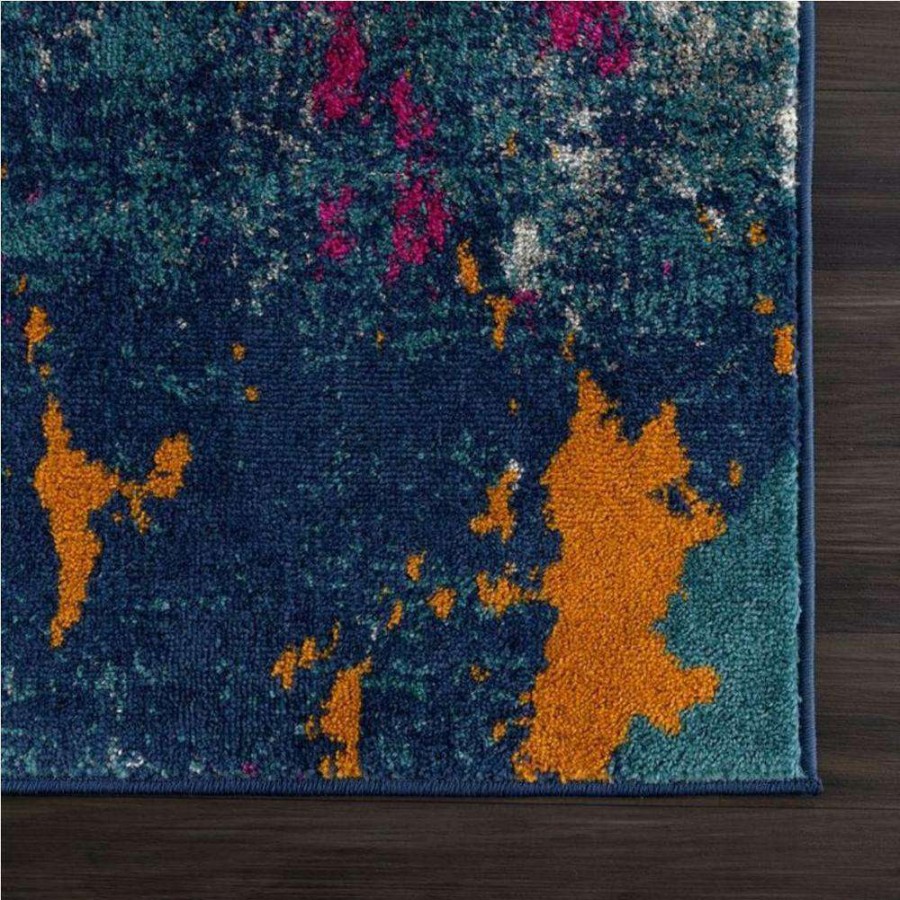 Rugs * | Malibu Multi 4 Ft. X 6 Ft. Abstract Polypropylene Area Rug By Abani