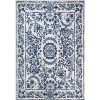 Rugs * | Abani Rugs Parker Par110A Cream 5 Ft. 3 In. X 7 Ft. 6 In. Floral Medallion Rug