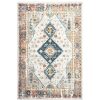 Rugs * | Azure Grey 7 Ft. 9 In. X 10 Ft. 2 In. Oriental Polyester Area Rug By Abani