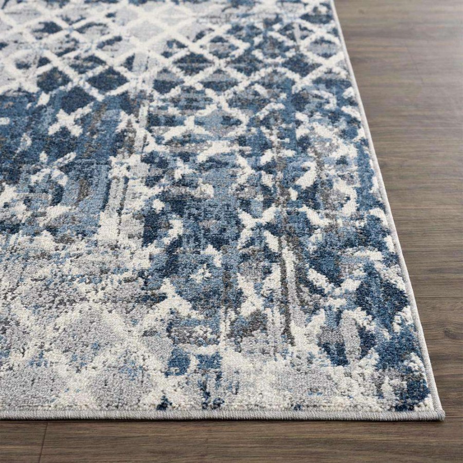 Rugs * | Abani Rugs Mist Mis110A Mesh Blue 7 Ft. 9 In. X 10 Ft. 2 In. Area Rug