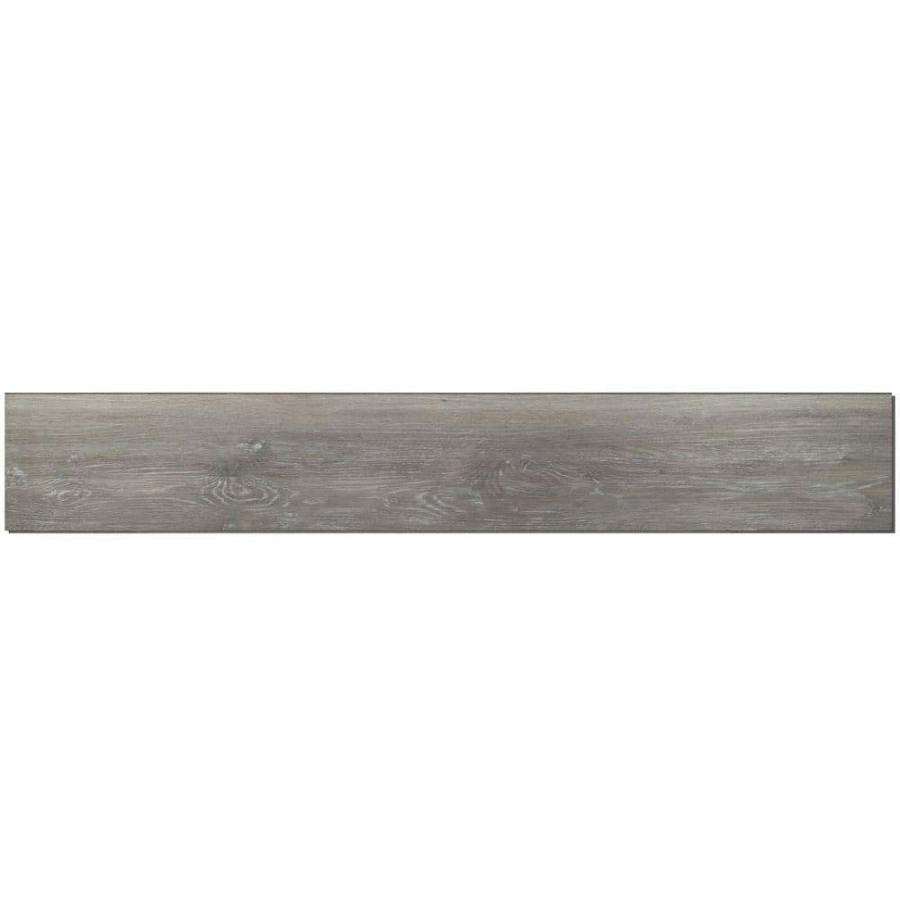 Vinyl Flooring * | Aubrey Sea Isle Gray 9 In. X 60 In. Rigid Core Luxury Vinyl Plank Flooring (52 Cases/1166.88 Sq. Ft./Pallet) By A&A Surfaces