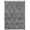 Rugs * | Willow Grey 5 Ft. 3 Ft. X 7 Ft. 6 In. Shag Polypropylene Area Rug By Abani