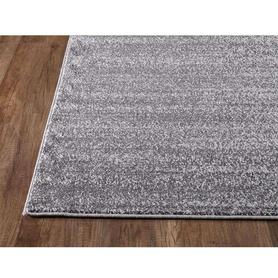 Rugs * | Quartz Grey 4 Ft. X 6 Ft. Abstract Polypropylene Area Rug By Abani