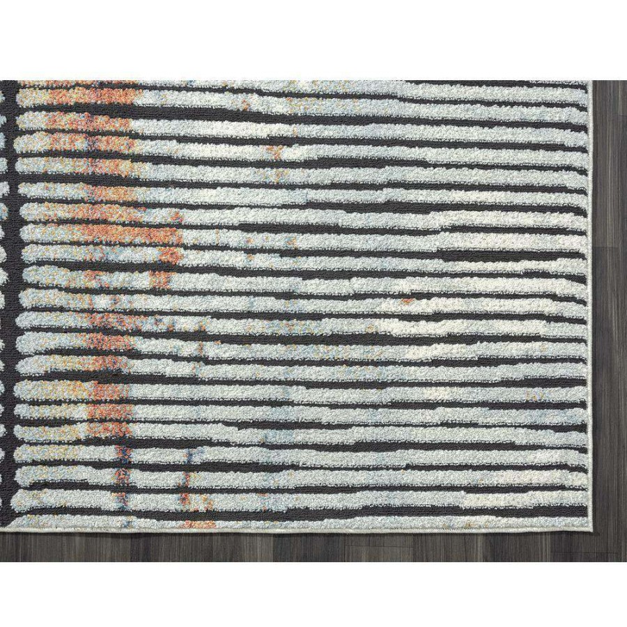 Rugs * | Venus Grey 6 Ft. X 9 Ft. Abstract Polypropylene Area Rug By Abani