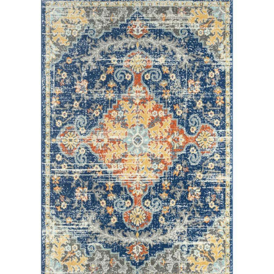 Rugs * | Casa Multi 6 Ft. X 9 Ft. Oriental Polypropylene Area Rug By Abani