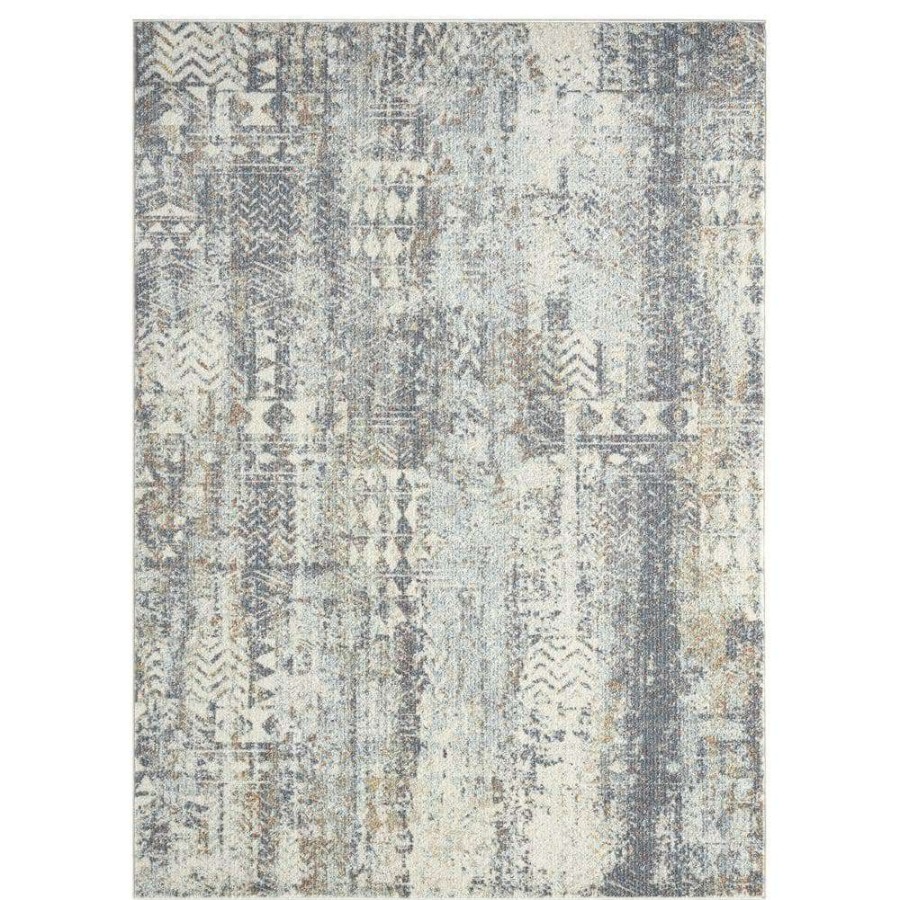 Rugs * | Milas Cream 5 Ft. 3 Ft. X 7 Ft. 6 In. Oriental Polypropylene Area Rug By Abani