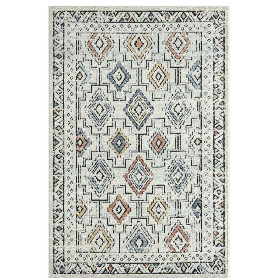 Rugs * | Venus Cream 6 Ft. X 9 Ft. Oriental Polypropylene Area Rug By Abani