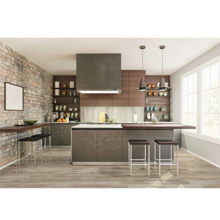 Vinyl Flooring * | Heritage Alpine Mountain 7.13 In. X 48.03 In. Rigid Core Luxury Vinyl Plank Flooring (19.04 Sq. Ft. / Case) By A&A Surfaces