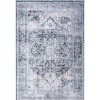 Rugs * | Abani Rugs Lola Lol140A Contemporary Blue 5 Ft. 3 In. X 7 Ft. 6 In. Area Rug