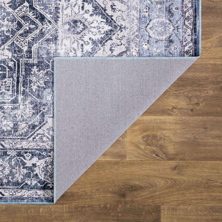 Rugs * | Abani Rugs Lola Lol140A Contemporary Blue 5 Ft. 3 In. X 7 Ft. 6 In. Area Rug