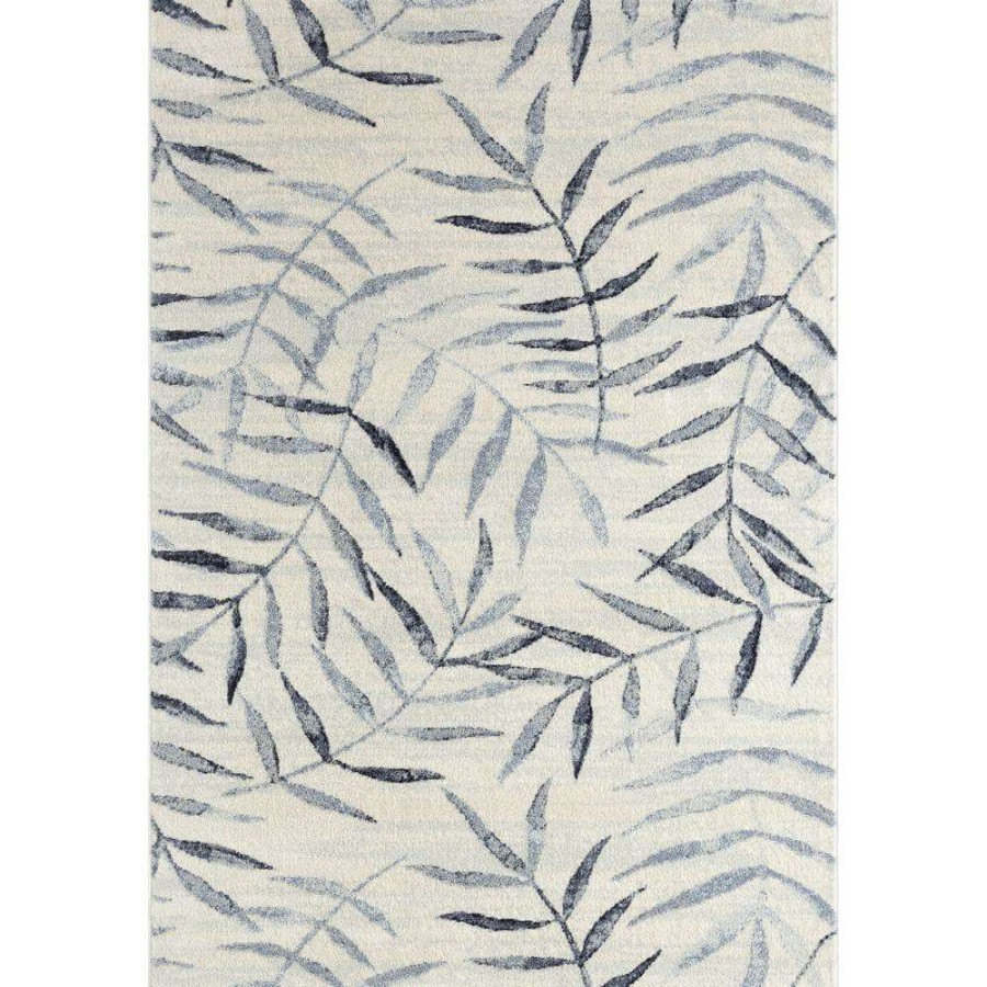 Rugs * | Cruz Cream 6 Ft. X 9 Ft. Floral Polypropylene Area Rug By Abani