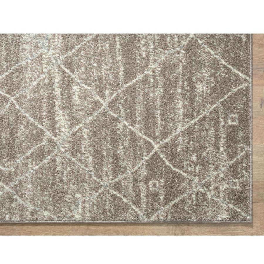 Rugs * | Casa Brown 6 Ft. X 9 Ft. Abstract Polypropylene Area Rug By Abani