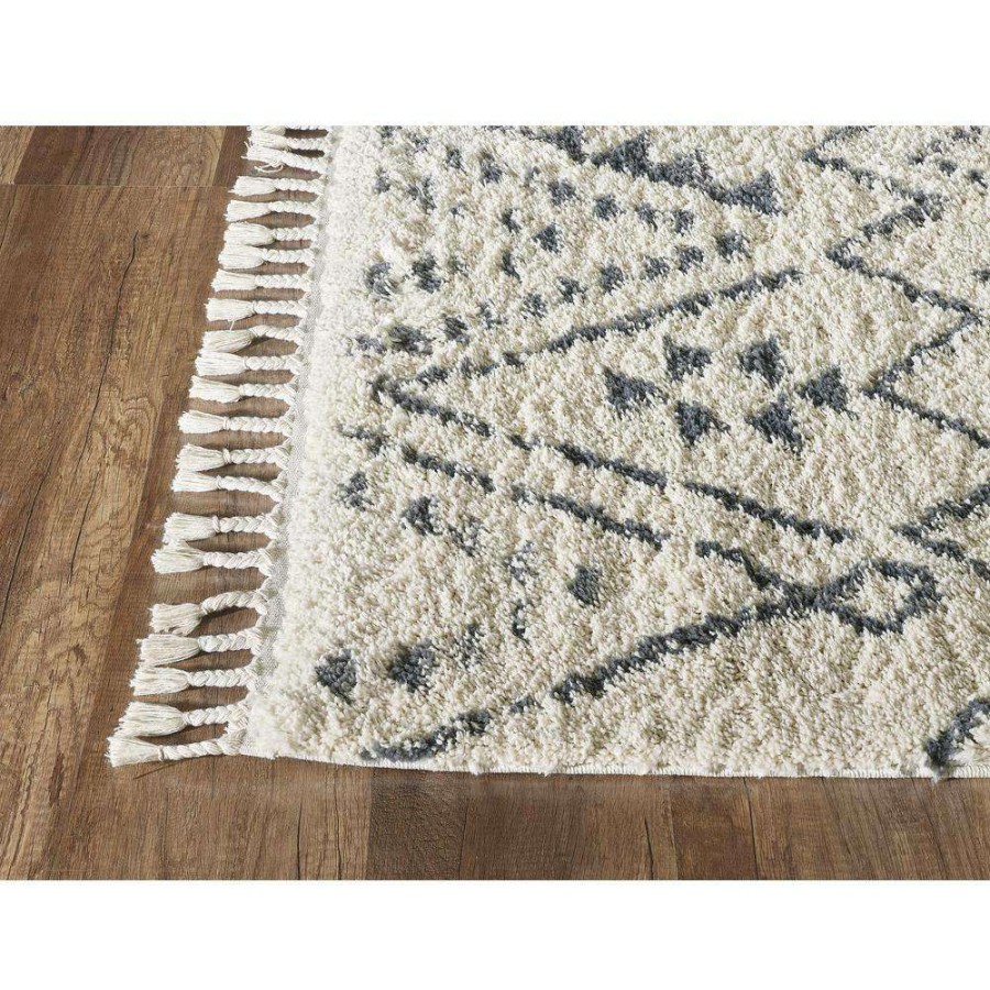 Rugs * | Willow Ivory 7.9 Ft. X 10.2 Ft. Moroccan Polypropylene Area Rug By Abani