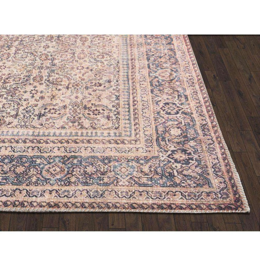 Rugs * | Paloma Multi 2 Ft. X 5 Ft. Oriental Polyester Area Rug By Abani