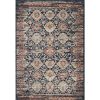 Rugs * | Babylon Navy 5 Ft. 3 In. X 7 Ft. 6 In. Oriental Polypropylene Area Rug By Abani