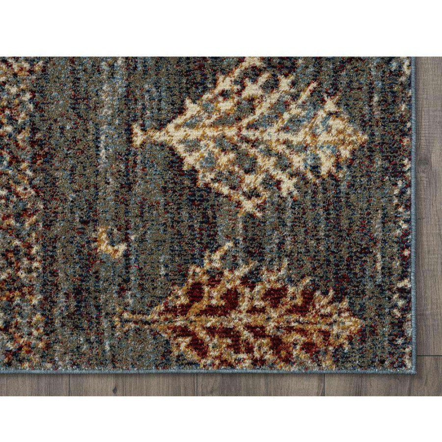 Rugs * | Mesa Blue 7 Ft. 9 In. X 10 Ft. 2 In. Abstract Polypropylene Area Rug By Abani