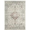 Rugs * | Milas Cream 5 Ft. 3 Ft. X 7 Ft. 6 In. Oriental Polypropylene Area Rug By Abani