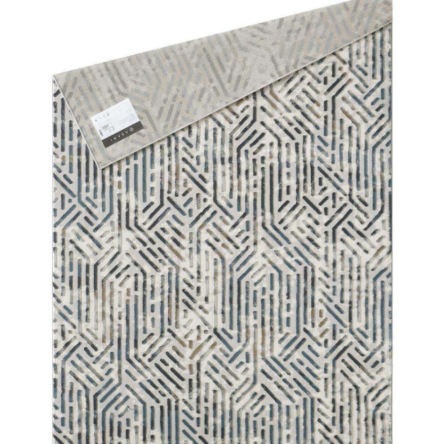 Rugs * | Vista Grey 5.3 Ft. X 7.6 Ft. Geometric Polyester Area Rug By Abani