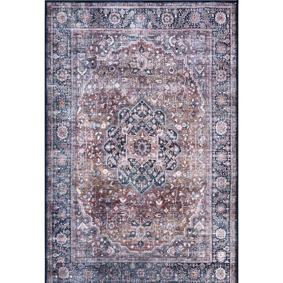 Rugs * | Abani Rugs Lola Lol130A Vintage Terracotta 7 Ft. 9 In. X 10 Ft. 2 In. Area Rug