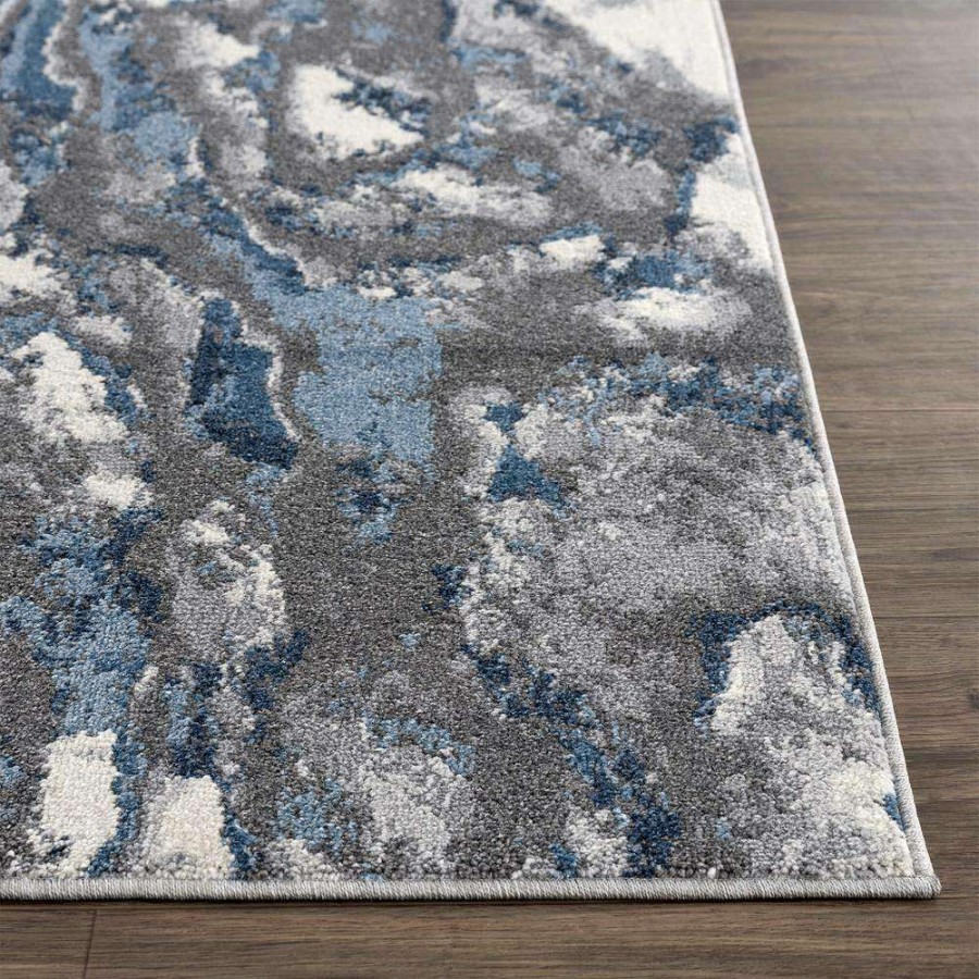 Rugs * | Abani Rugs Mist Mis120A Abstract Blue 5 Ft. 3 In. X 7 Ft. 6 In. Area Rug