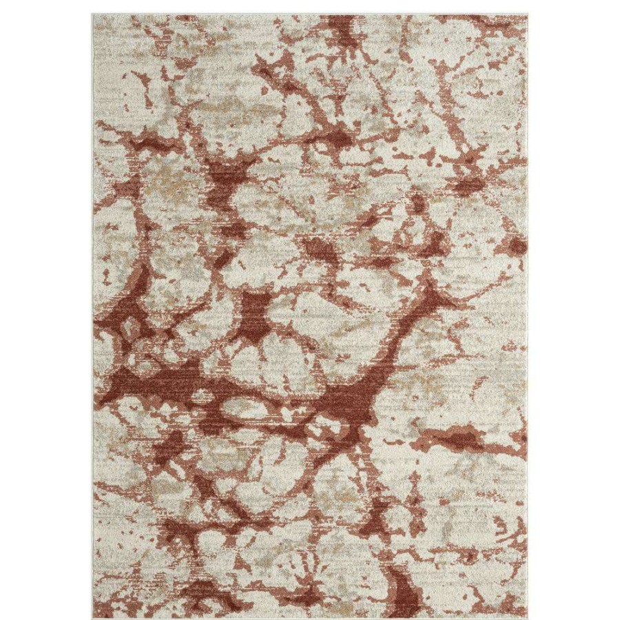 Rugs * | Sedona Beige 7 Ft. 9 In. X 10 Ft. 2 In. Abstract Polypropylene Area Rug By Abani