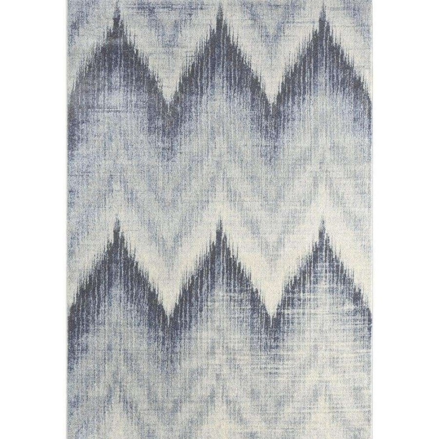 Rugs * | Cruz Blue 6 Ft. X 9 Ft. Abstract Polypropylene Area Rug By Abani