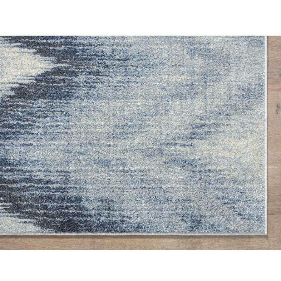 Rugs * | Cruz Blue 6 Ft. X 9 Ft. Abstract Polypropylene Area Rug By Abani