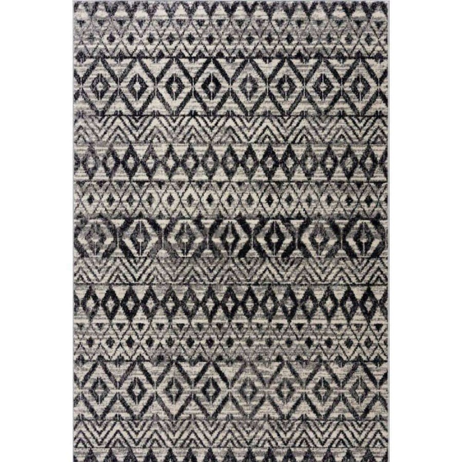 Rugs * | Malibu Grey 7.9 Ft. X 10.2 Ft. Geometric Polypropylene Area Rug By Abani