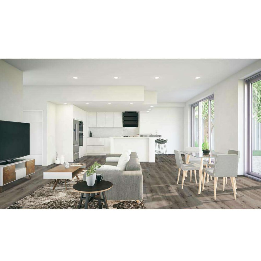 Vinyl Flooring * | Montage Grey 1/4 In. T X 1-3/4 In. W X 94 In. L Luxury Vinyl End Cap Molding By A&A Surfaces