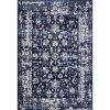 Rugs * | Troy Navy 5 Ft. 3 Ft. X 7 Ft. 6 In. Oriental Polypropylene Area Rug By Abani