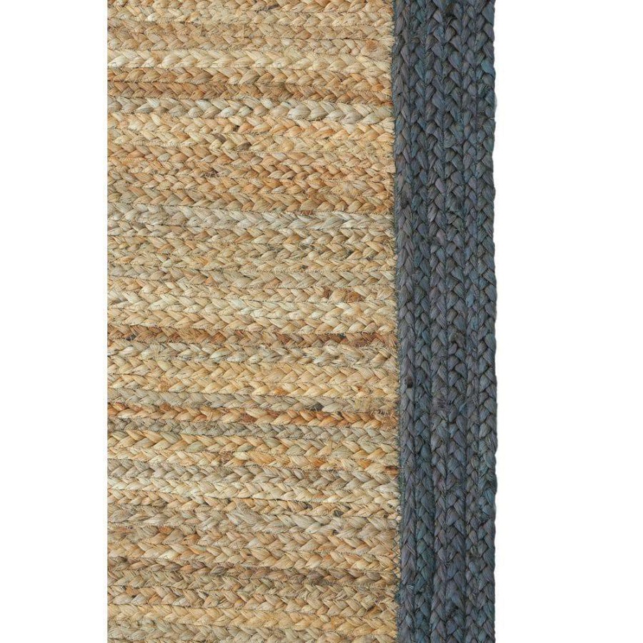 Rugs * | Jute Natural 6 Ft. X 9 Ft. Geometric Jute Area Rug By Abani