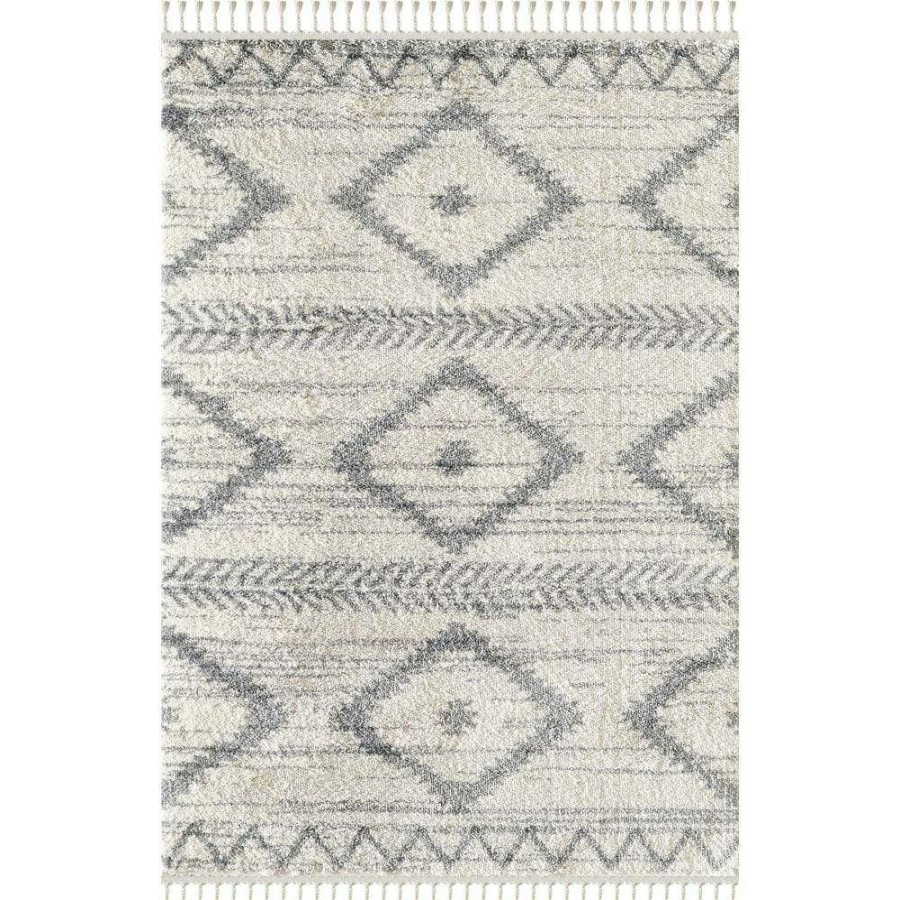 Rugs * | Willow Ivory 6 Ft. X 9 Ft. Moroccan Polypropylene Area Rug By Abani