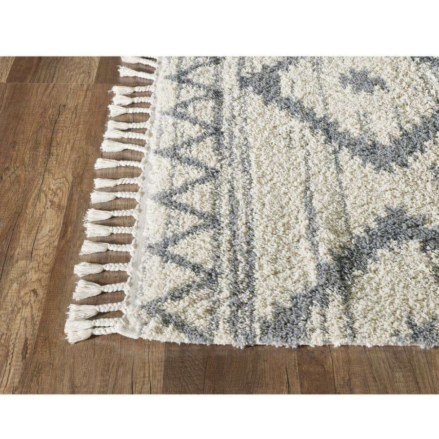 Rugs * | Willow Ivory 6 Ft. X 9 Ft. Moroccan Polypropylene Area Rug By Abani