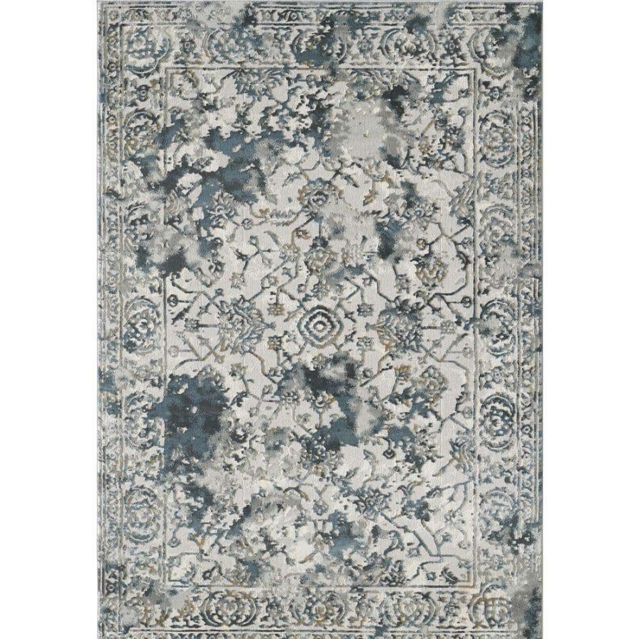 Rugs * | Vista Grey 5.3 Ft. X 7.6 Ft. Abstract Polyester Area Rug By Abani